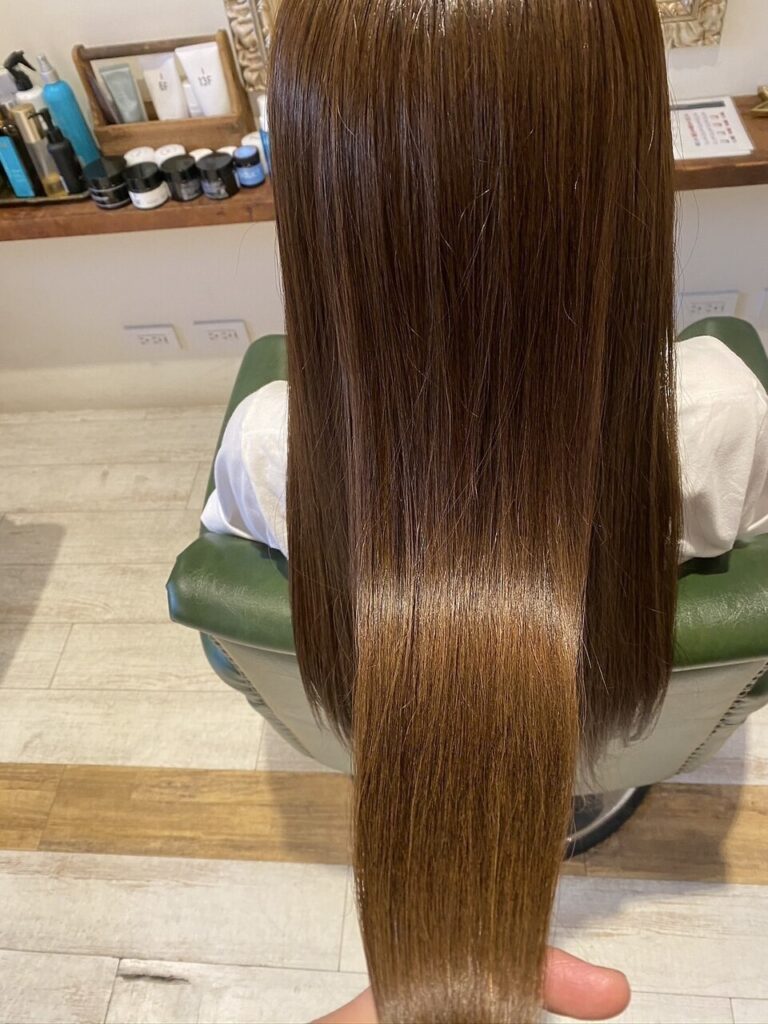 髪質改善ストレート